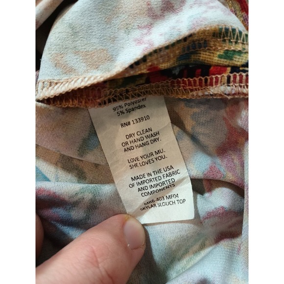 Show Me Your Mumu Skylar Slouch OVERSIZE Fresh Floral Top - Medium - Picture 5 of 10
